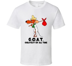 Slow Poke Greatest Of All Time Goat Cartoon Character Fan T Shirt Slow Poke Greatest Of All Time Goat Cartoon Character Fan T Shirt