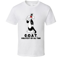 Sylvester The Cat Greatest Of All Time Goat Cartoon Character Fan T Sh Sylvester The Cat Greatest Of All Time Goat Cartoon Character Fan T Sh