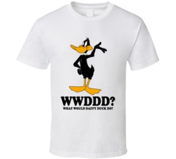 What Would Daffy Duck Do Wwjd Cartoon Character Fan T Shirt What Would Daffy Duck Do Wwjd Cartoon Character Fan T Shirt