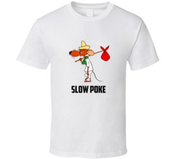 Slow Poke Cartoon Character Cool Fan T Shirt Slow Poke Cartoon Character Cool Fan T Shirt