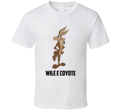 Wile E Coyote Cartoon Character Cool Fan T Shirt Wile E Coyote Cartoon Character Cool Fan T Shirt
