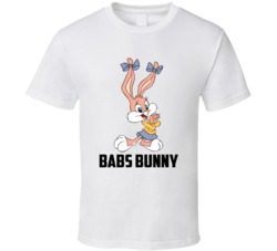 Babs Bunny Cartoon Character Fan T Shirt Babs Bunny Cartoon Character Fan T Shirt