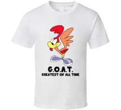 Little Beeper Greatest Of All Time Goat Cartoon Character Fan T Shirt Little Beeper Greatest Of All Time Goat Cartoon Character Fan T Shirt