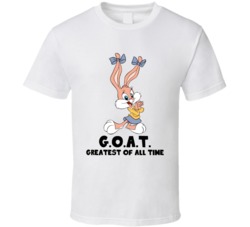 Babs Bunny Greatest Of All Time Goat Cartoon Character Fan T Shirt Babs Bunny Greatest Of All Time Goat Cartoon Character Fan T Shirt