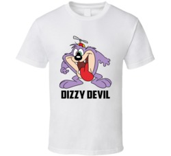 Dizzy Devil Cartoon Character Fan T Shirt Dizzy Devil Cartoon Character Fan T Shirt