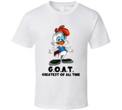 Fowlmouth Greatest Of All Time Goat Cartoon Character Fan T Shirt Fowlmouth Greatest Of All Time Goat Cartoon Character Fan T Shirt