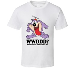 What Would Dizzy Devil Do Wwjd Cartoon Character Fan T Shirt What Would Dizzy Devil Do Wwjd Cartoon Character Fan T Shirt