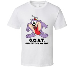Dizzy Devil Greatest Of All Time Goat Cartoon Character Fan T Shirt Dizzy Devil Greatest Of All Time Goat Cartoon Character Fan T Shirt
