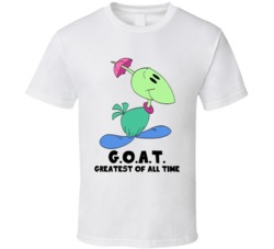 Gogo Dodo Greatest Of All Time Goat Cartoon Character Fan T Shirt Gogo Dodo Greatest Of All Time Goat Cartoon Character Fan T Shirt