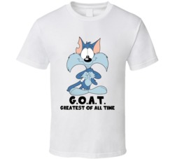 Furrball Greatest Of All Time Goat Cartoon Character Fan T Shirt Furrball Greatest Of All Time Goat Cartoon Character Fan T Shirt