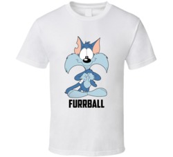 Furrball Cartoon Character Fan T Shirt Furrball Cartoon Character Fan T Shirt