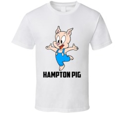 Hampton Pig Cartoon Character Fan T Shirt Hampton Pig Cartoon Character Fan T Shirt