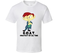 Montana Max Greatest Of All Time Goat Cartoon Character Fan T Shirt Montana Max Greatest Of All Time Goat Cartoon Character Fan T Shirt