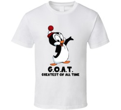 Chilly Willy Greatest Of All Time Goat Cartoon Character Fan T Shirt Chilly Willy Greatest Of All Time Goat Cartoon Character Fan T Shirt