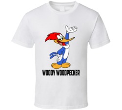 Woody Woodpecker Cartoon Character Fan T Shirt Woody Woodpecker Cartoon Character Fan T Shirt