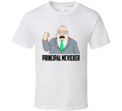 Principal Mcvicker Beavis And Butt-head Cartoon Character Fan T Shirt Principal Mcvicker Beavis And Butt-head Cartoon Character Fan T Shirt