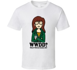 What Would Daria Do Beavis And Butt-head Wwjd Cartoon Character Fan T What Would Daria Do Beavis And Butt-head Wwjd Cartoon Character Fan T
