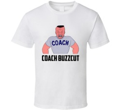 Coach Buzzcut Beavis And Butt-head Cartoon Character Fan T Shirt Coach Buzzcut Beavis And Butt-head Cartoon Character Fan T Shirt