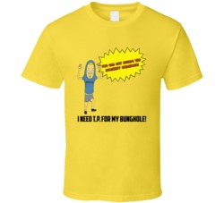 The Great Cornholio Bunghole Beavis And Butt-head Cartoon Fan T Shirt The Great Cornholio Bunghole Beavis And Butt-head Cartoon Fan T Shirt
