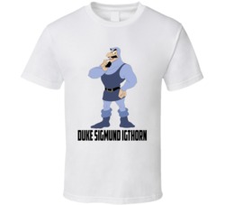 Duke Sigmund Igthorn Cartoon Character Gummi Bears Fan T Shirt Duke Sigmund Igthorn Cartoon Character Gummi Bears Fan T Shirt