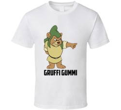 Gruffi Gummi Cartoon Character Gummi Bears Fan T Shirt Gruffi Gummi Cartoon Character Gummi Bears Fan T Shirt