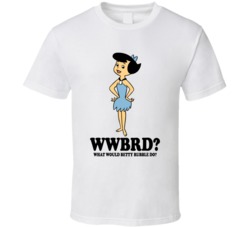 What Would Betty Rubble Do Wwjd The Flintstones Cartoon Character Fan What Would Betty Rubble Do Wwjd The Flintstones Cartoon Character Fan