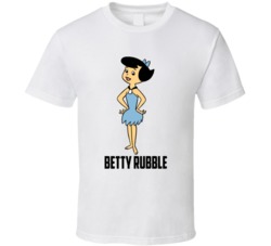 Betty Rubble Cartoon Character The Flintstones Fan T Shirt Betty Rubble Cartoon Character The Flintstones Fan T Shirt