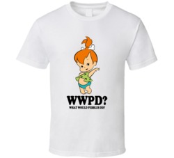 What Would Pebbles Do Wwjd The Flintstones Cartoon Character Fan T Shi What Would Pebbles Do Wwjd The Flintstones Cartoon Character Fan T Shi