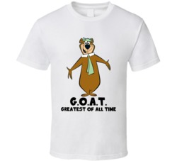 Yogi Bear Greatest Of All Time Goat Cartoon Character Fan T Shirt Yogi Bear Greatest Of All Time Goat Cartoon Character Fan T Shirt