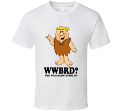 What Would Barney Rubble Do Wwjd The Flintstones Cartoon Character Fan What Would Barney Rubble Do Wwjd The Flintstones Cartoon Character Fan