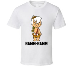 Bamm-bamm Cartoon Character The Flintstones Fan T Shirt Bamm-bamm Cartoon Character The Flintstones Fan T Shirt