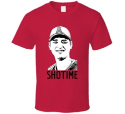 Shohei Ohtani Shotime Los Angeles Baseball T Shirt Shohei Ohtani Shotime Los Angeles Baseball T Shirt