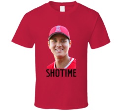 Shohei Ohtani Shotime Los Angeles Baseball Fan T Shirt Shohei Ohtani Shotime Los Angeles Baseball Fan T Shirt