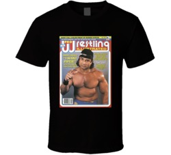 Wrestling Magazine Cover April 1985 Fan T Shirt Wrestling Magazine Cover April 1985 Fan T Shirt