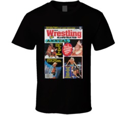 Wrestling Magazine Cover Fall 1985 Fan T Shirt Wrestling Magazine Cover Fall 1985 Fan T Shirt