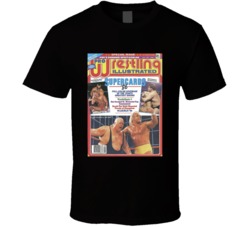 Wrestling Magazine Cover September 1986 Fan T Shirt Wrestling Magazine Cover September 1986 Fan T Shirt