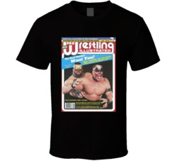 Wrestling Magazine Cover May 1986 Fan T Shirt Wrestling Magazine Cover May 1986 Fan T Shirt