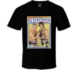 Wrestling Magazine Cover July 1986 Fan T Shirt Wrestling Magazine Cover July 1986 Fan T Shirt