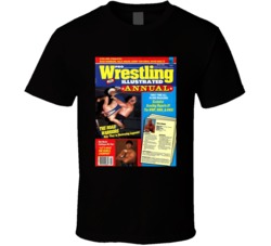 Wrestling Magazine Cover Winter 1985 Fan T Shirt Wrestling Magazine Cover Winter 1985 Fan T Shirt