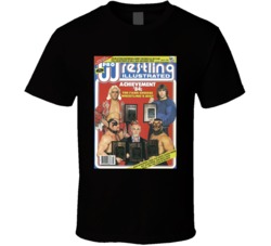Wrestling Magazine Cover March 1985 Fan T Shirt Wrestling Magazine Cover March 1985 Fan T Shirt