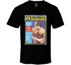 Wrestling Magazine Cover January 1984 Fan T Shirt Wrestling Magazine Cover January 1984 Fan T Shirt