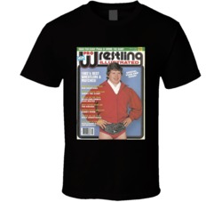 Wrestling Magazine Cover March 1983 Fan T Shirt Wrestling Magazine Cover March 1983 Fan T Shirt