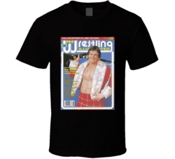 Wrestling Magazine Cover August 1983 Fan T Shirt Wrestling Magazine Cover August 1983 Fan T Shirt