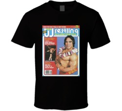 Wrestling Magazine Cover January 1983 Fan T Shirt Wrestling Magazine Cover January 1983 Fan T Shirt