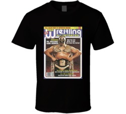 Wrestling Magazine Cover April 1983 Fan T Shirt Wrestling Magazine Cover April 1983 Fan T Shirt