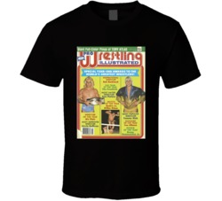 Wrestling Magazine Cover March 1982 Fan T Shirt Wrestling Magazine Cover March 1982 Fan T Shirt