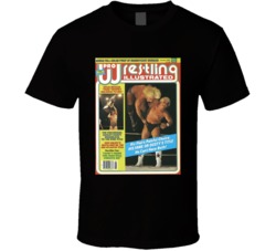 Wrestling Magazine Cover January 1982 Fan T Shirt Wrestling Magazine Cover January 1982 Fan T Shirt