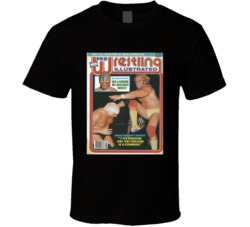 Wrestling Magazine Cover January 1981 Fan T Shirt Wrestling Magazine Cover January 1981 Fan T Shirt