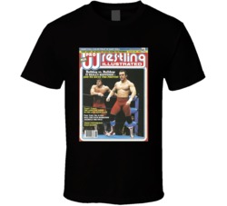 Wrestling Magazine Cover November 1986 Fan T Shirt Wrestling Magazine Cover November 1986 Fan T Shirt