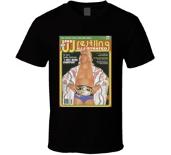 Wrestling Magazine Cover October 1982 Fan T Shirt Wrestling Magazine Cover October 1982 Fan T Shirt